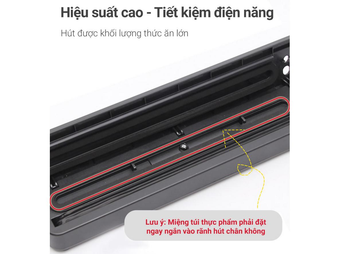 Life360 AL-HCK21 tích hợp hút chân không và hàn miệng túi trong một máy.