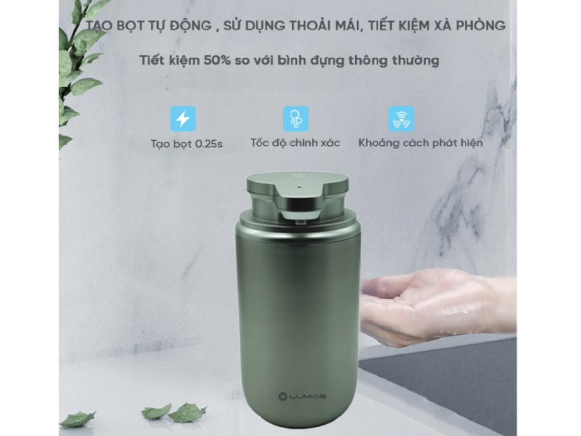 Pin 1.500 mAh và sạc Type-C giúp Lumias LSD-350S dùng tiện hơn.
