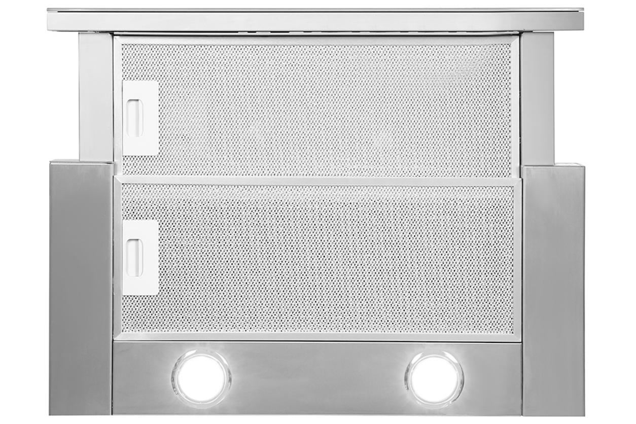 Lưới lọc nhôm tháo rời và đèn LED 2.5W x 2 giúp máy dễ dùng, dễ vệ sinh.