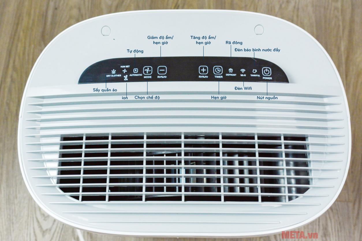 Máy hút ẩm Glucklich GLD30 Pro phù hợp cho không gian khoảng 60m2.