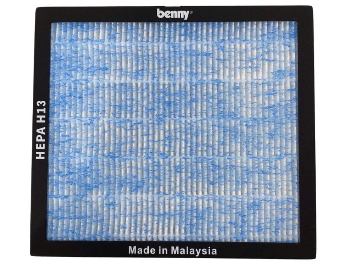 Benny BDH-201 kết hợp hút ẩm 20 lít/ngày, lọc HEPA H13 và bình chứa 6.5 lít cho gia đình.