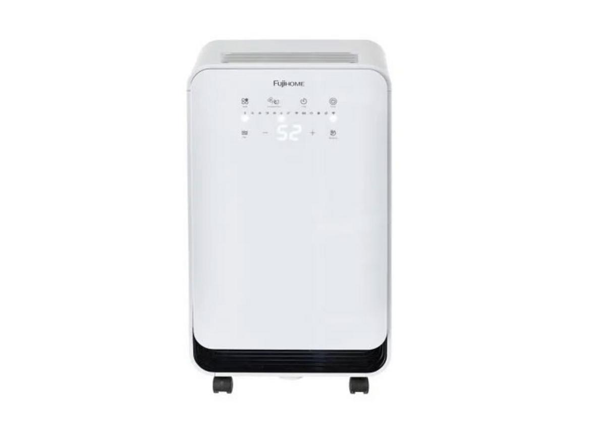 Máy hút ẩm dân dụng Fujihome DH12NEW phù hợp phòng 18–24m², vận hành êm cho phòng ngủ và phòng làm việc.
