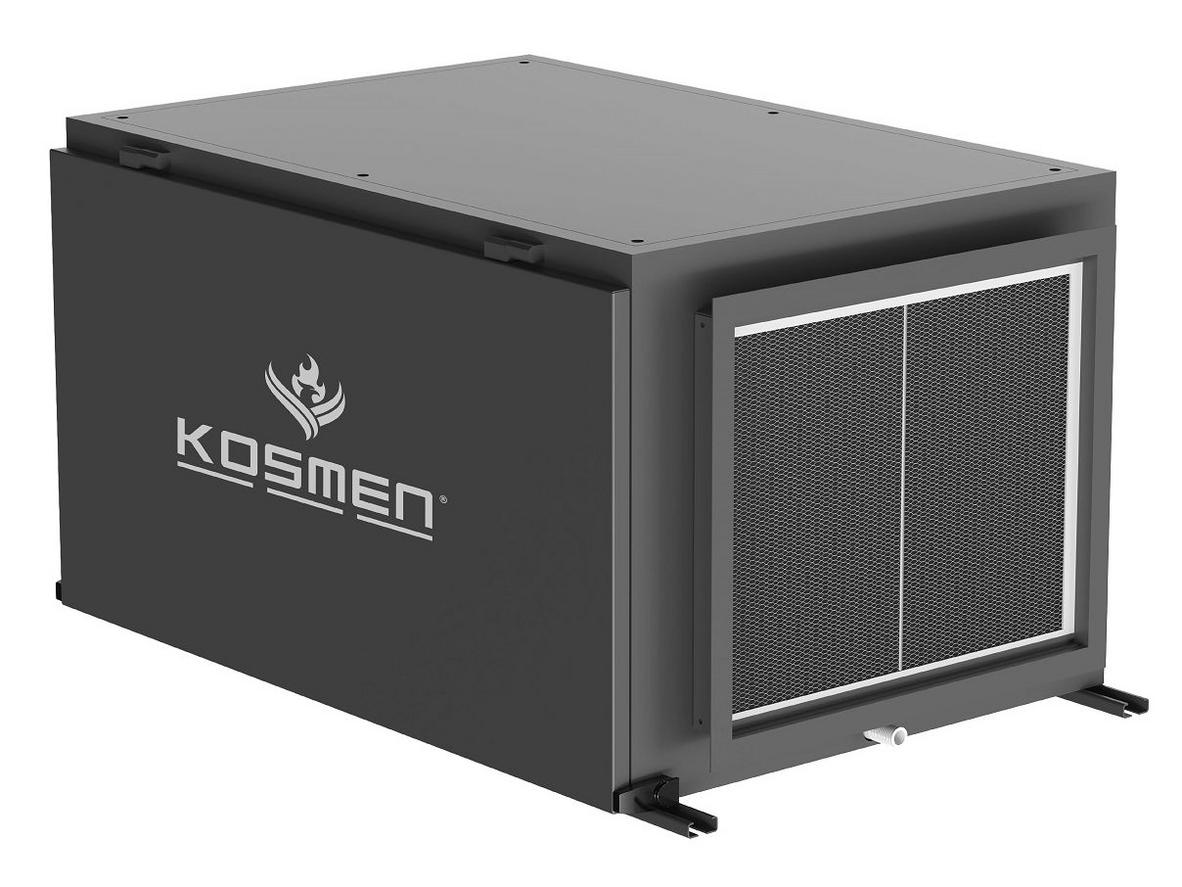 Kosmen KM-180DS treo trần giúp hút ẩm mạnh mà vẫn giữ sàn kho thông thoáng.