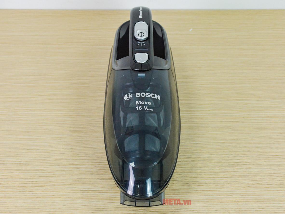 Máy hút bụi cầm tay Bosch BHN16L màu nâu, thiết kế không dây tiện dọn nhanh tại nhà và ô tô.