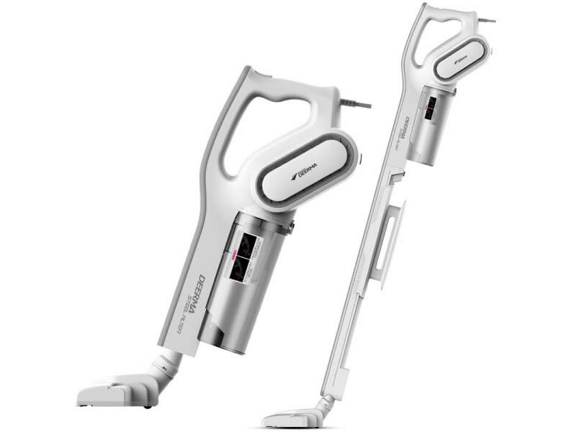 Máy hút bụi cầm tay Deerma DX700 gọn nhẹ, lực hút 15.000 Pa, phù hợp dọn nhà hằng ngày.