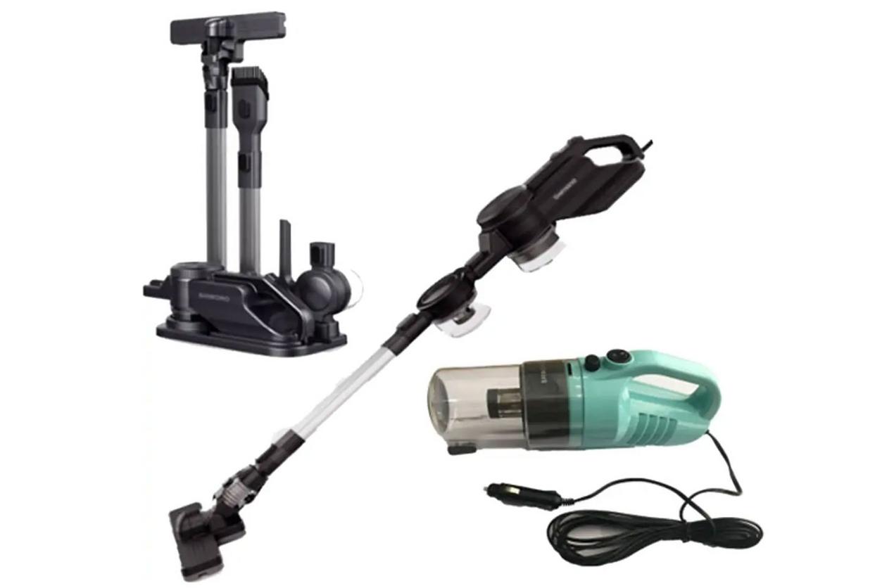 Shimono SVC1022/SVC1019C: bộ đôi máy hút bụi cầm tay và xe hơi mạnh, gọn, êm.