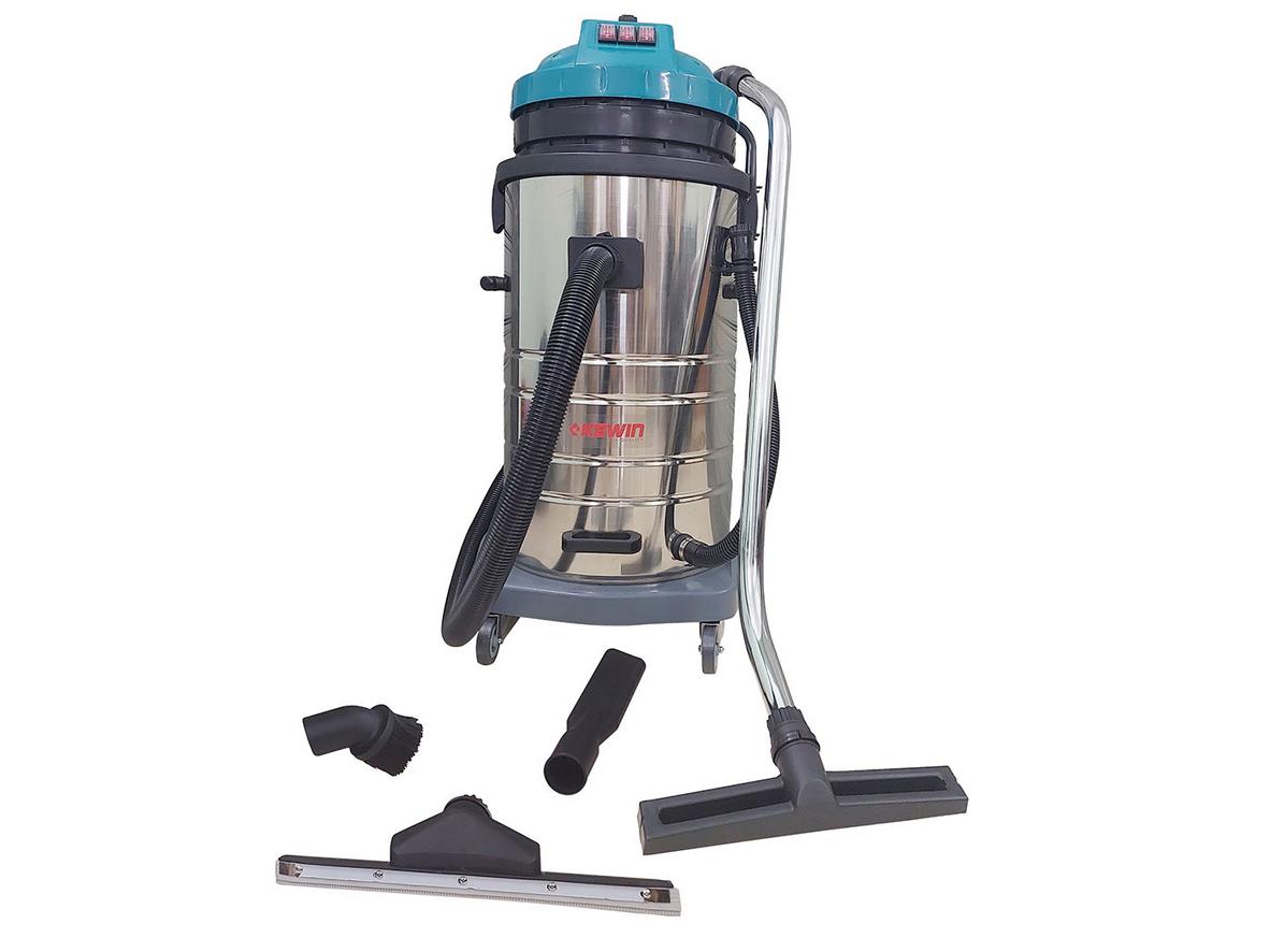 Kewin KN803MX 80 lít – máy hút bụi công nghiệp 3 motor cho nhà xưởng, gara và kho hàng.