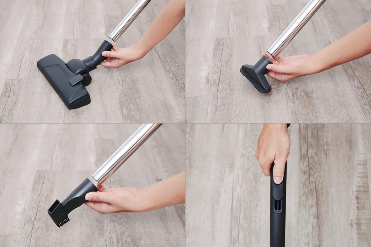 Máy hút bụi Electrolux EC31-2BB (1800W) dạng hộp không túi, phù hợp dọn bụi gia đình hằng ngày.