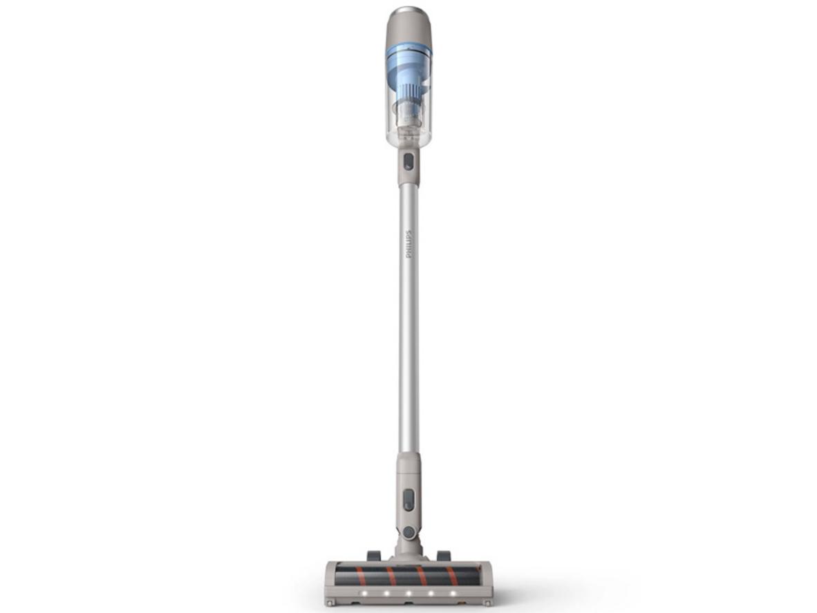Philips XC2011/01 nổi bật với PowerCyclone 7, đầu hút LED và pin 21.6V.