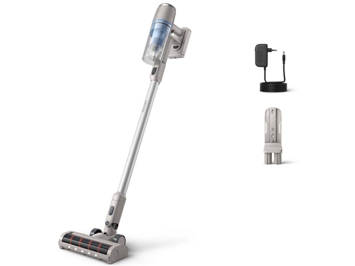 Máy hút bụi không dây Philips XC2011/01 gọn nhẹ, phù hợp dọn nhanh mỗi ngày.