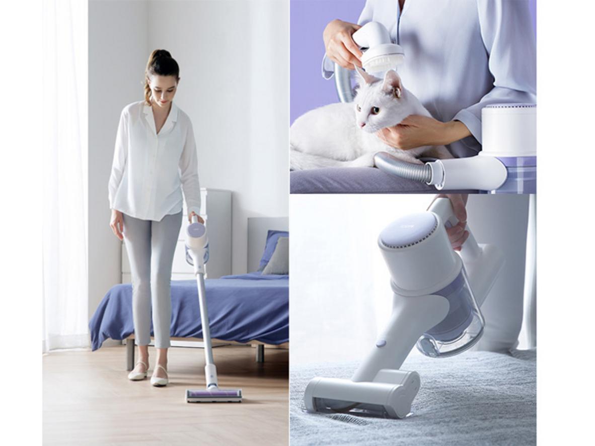 Máy hút bụi lau nhà cầm tay Xiaomi Roidmi Z1 nổi bật với thiết kế gọn nhẹ và khả năng hút-lau 2 trong 1.