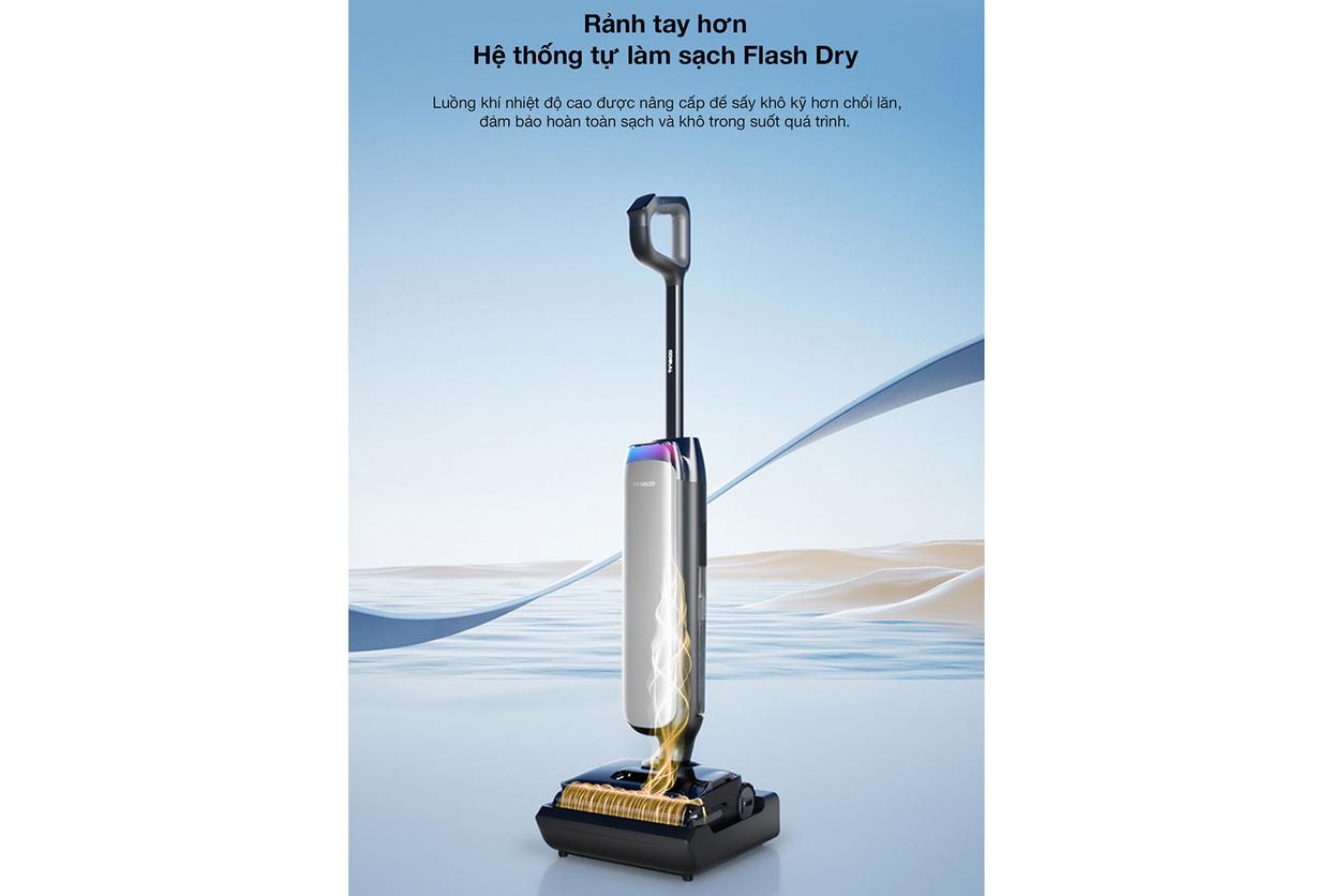 Tineco Floor One S9 Artist FW2C0200ID cho trải nghiệm hút lau gọn một bước.
