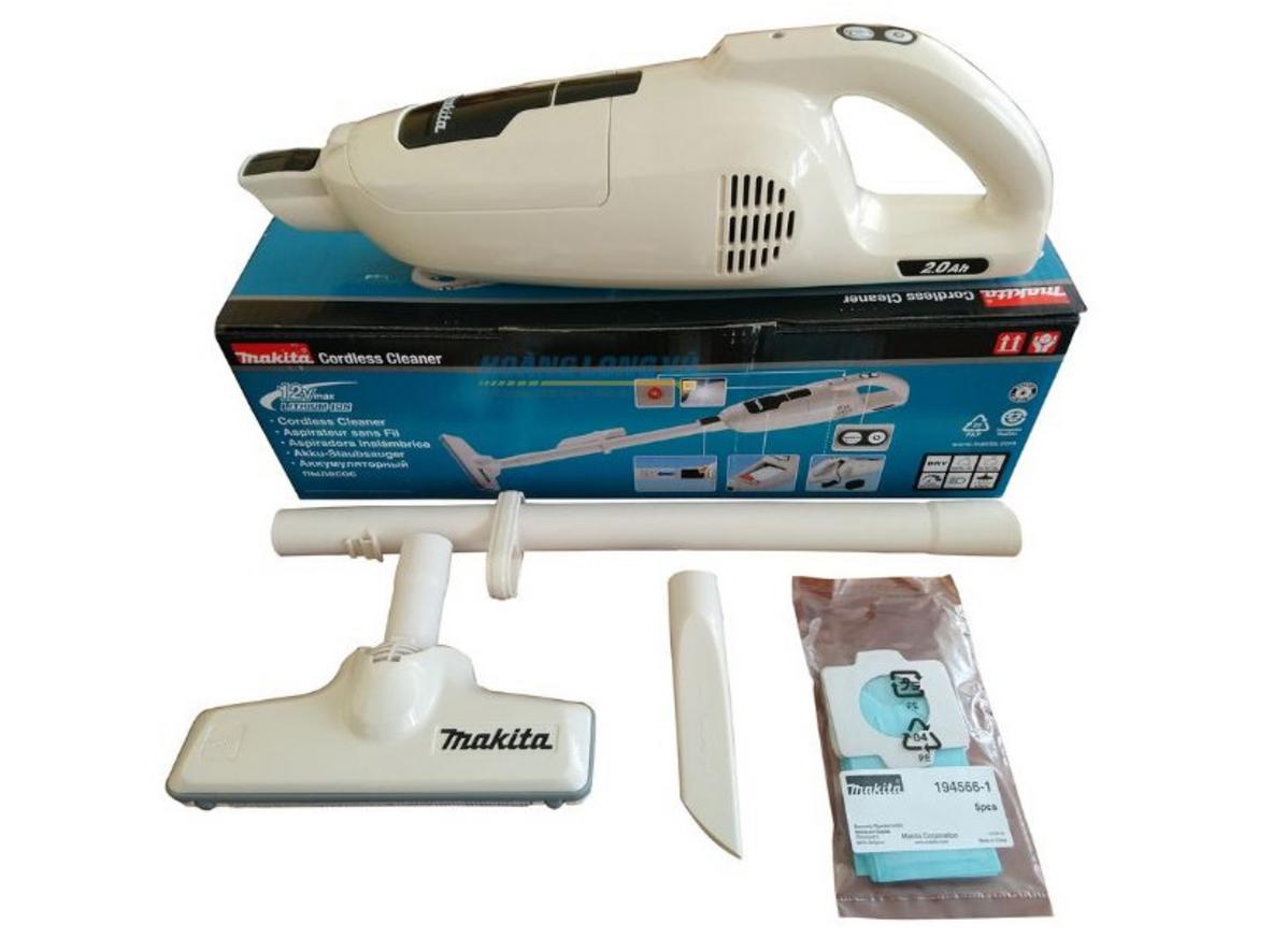 Makita CL183DZ vận hành ổn định với pin 18V cho dọn nhanh nhà và ô tô.