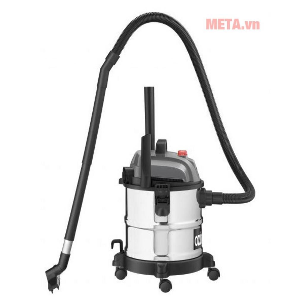 Ozito VWD-1220 xử lý bụi khô và nước tràn trong gara, xưởng nhỏ.