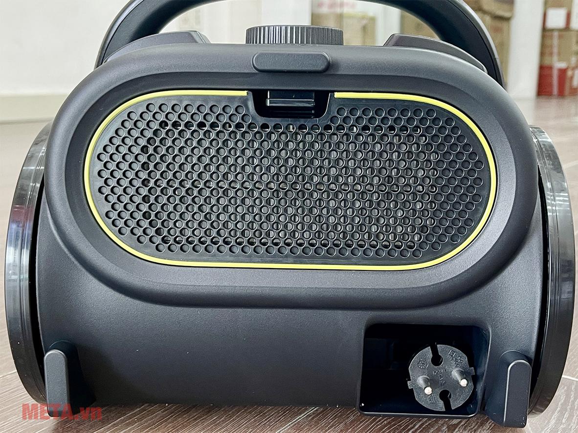 Độ ồn 68dB và dây điện 5 mét hỗ trợ dọn dẹp linh hoạt.
