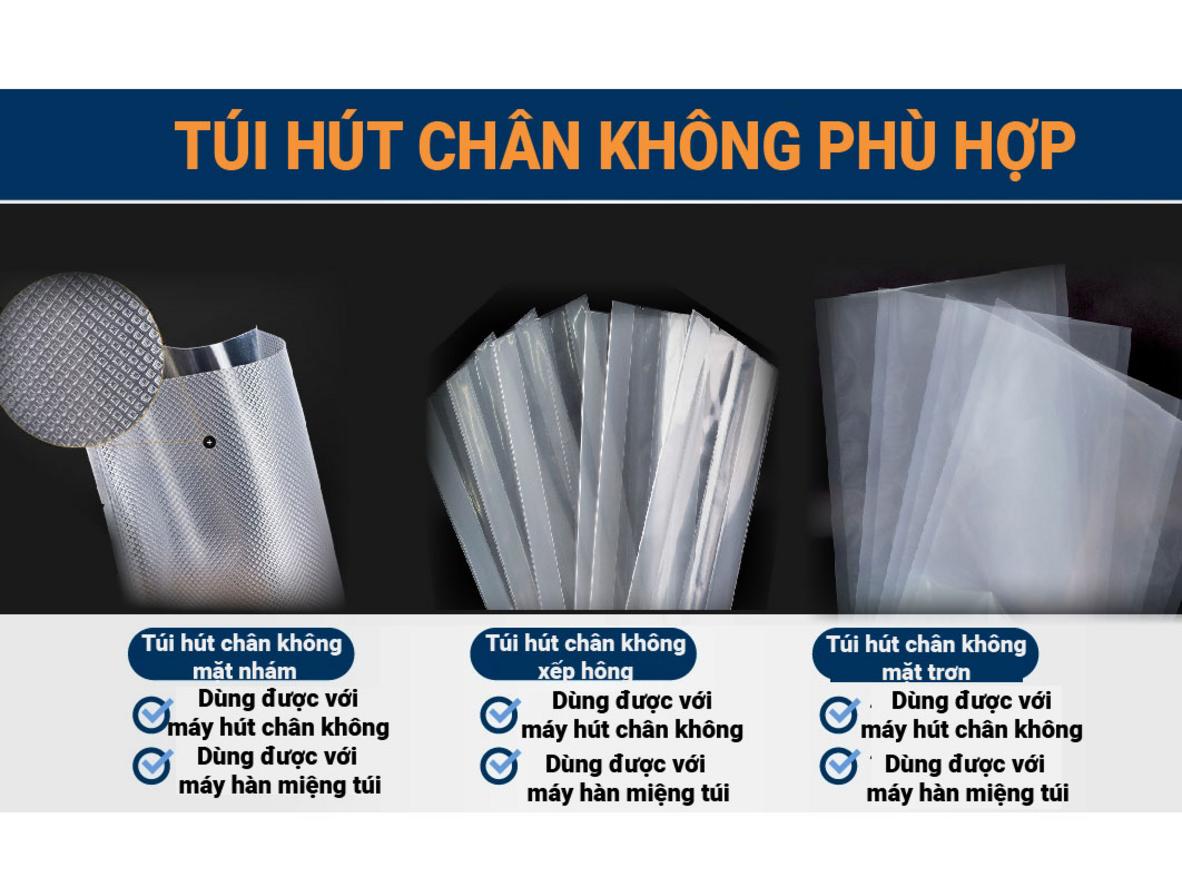 Máy hút chân không buồng sâu đặc biệt VCE-DC-G2 cho đóng gói công nghiệp kín, chắc, ổn định.