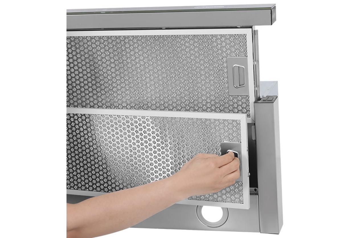 Thiết kế âm tủ kéo rút giúp bếp gọn đẹp và tiết kiệm diện tích.