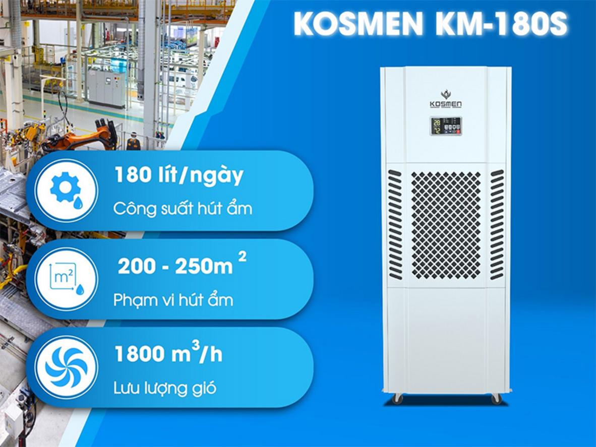 Máy nén Panasonic và gas R410A hỗ trợ máy chạy bền, ổn định trong môi trường công nghiệp.