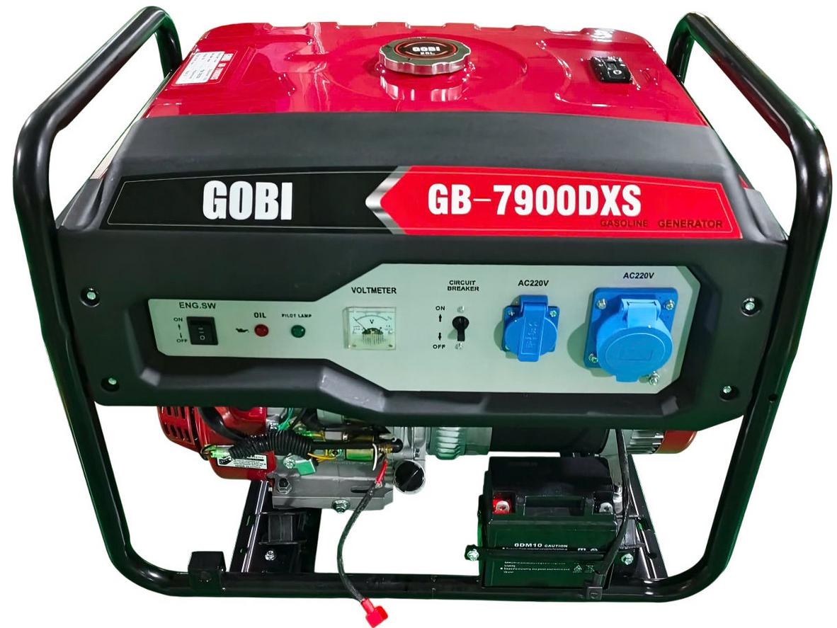 Máy phát điện chạy xăng 5.5KW Gobi GB-7900DXS phù hợp gia đình, cửa hàng nhỏ và văn phòng mini.