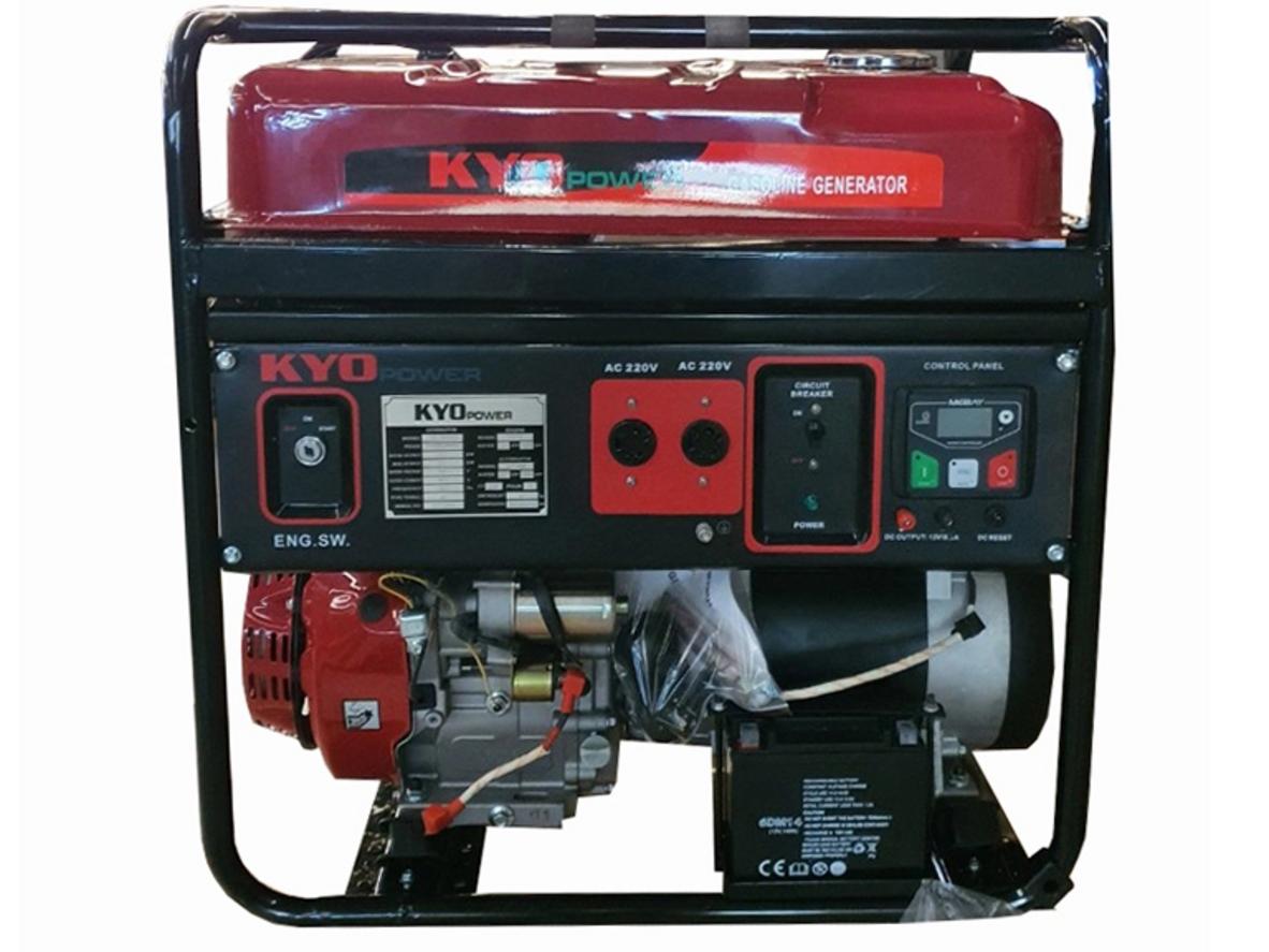 Máy phát điện chạy xăng Kyo Power THG8000KX 7KVA phù hợp cho gia đình, cửa hàng nhỏ và văn phòng cần điện dự phòng ổn định.