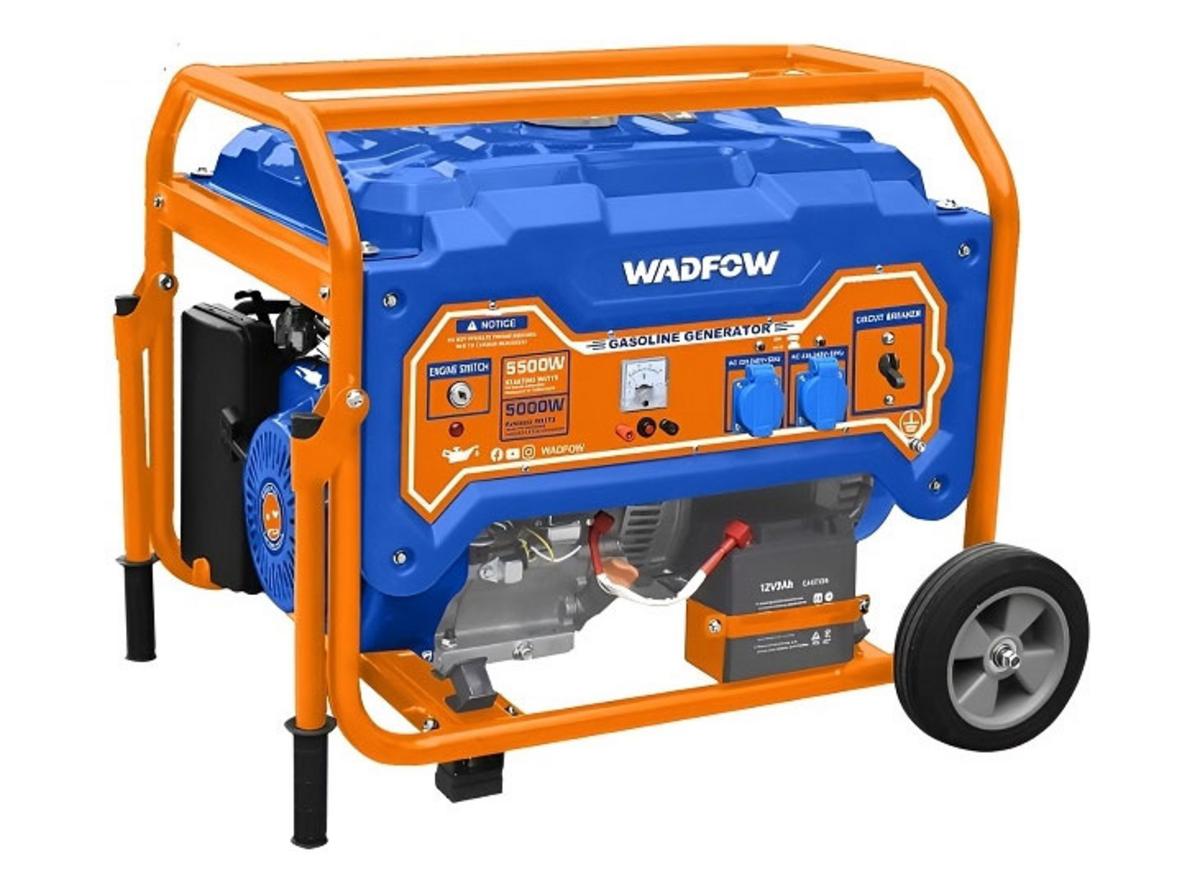 Máy phát điện chạy xăng Wadfow WGEAA09 - 7.000W cho nhu cầu điện dự phòng gia đình và kinh doanh nhỏ.