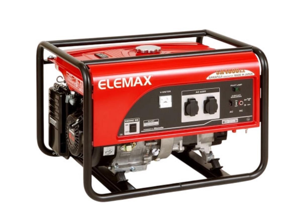 Máy phát điện chạy xăng Elemax SH4600EX 4 KVA cho nhu cầu dự phòng điện ổn định.
