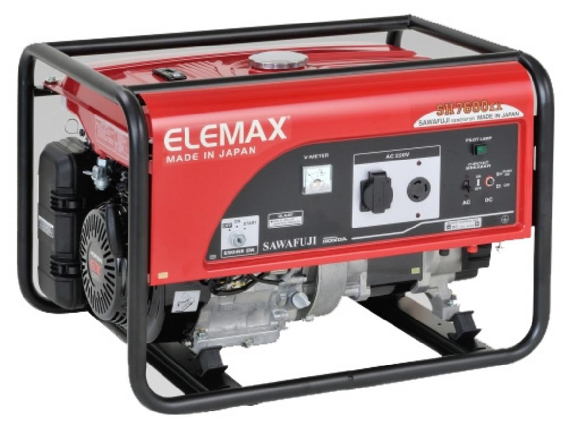 Máy phát điện Elemax SH7600EX(S) - Đề nổ, công suất 5.6 kVA, phù hợp cho gia đình và cửa hàng