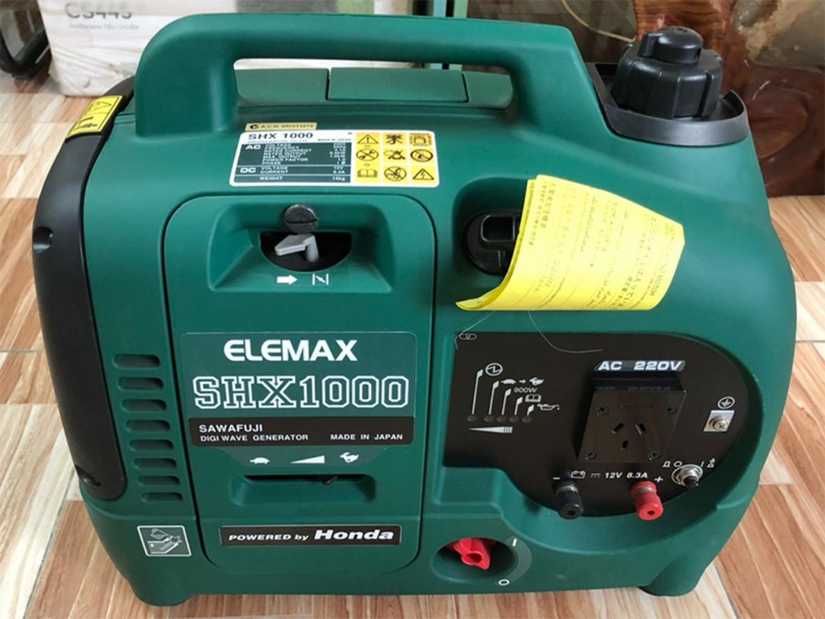 ELEMAX SHX1000 nhỏ gọn, êm và ổn định điện cho nhu cầu dự phòng nhỏ