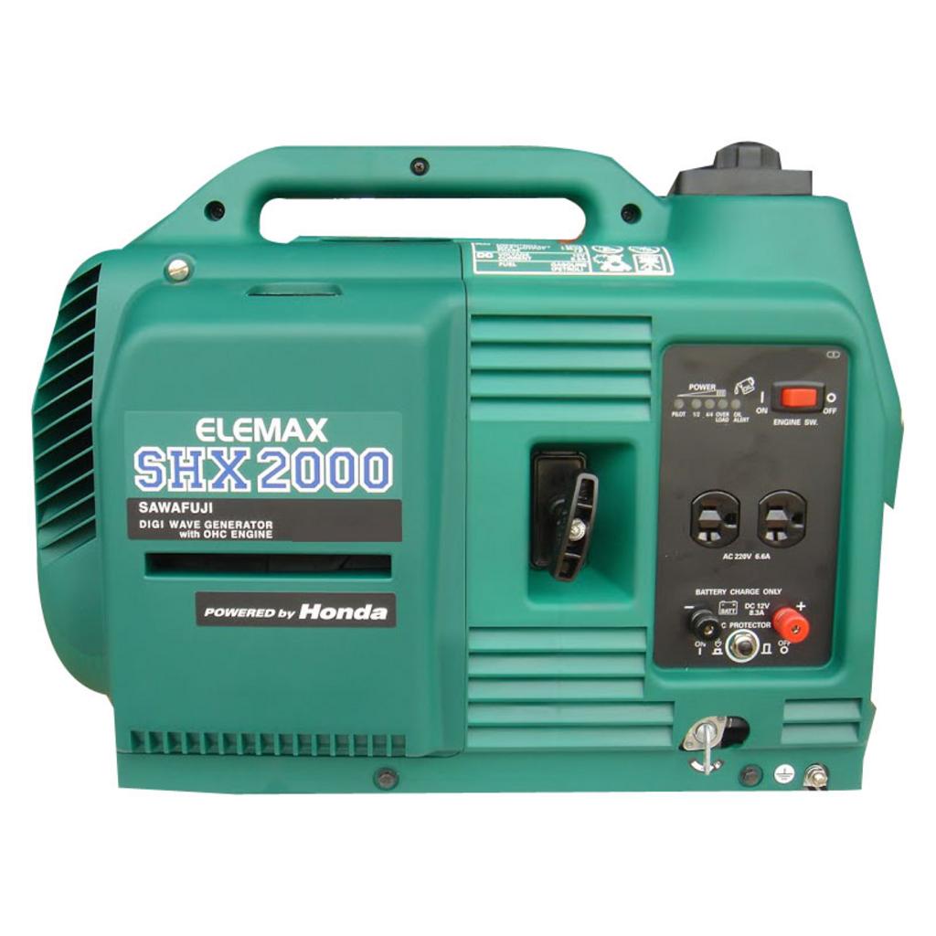 Máy phát điện chạy xăng ELEMAX SHX2000 mini êm, gọn cho nhu cầu điện dự phòng thiết yếu.