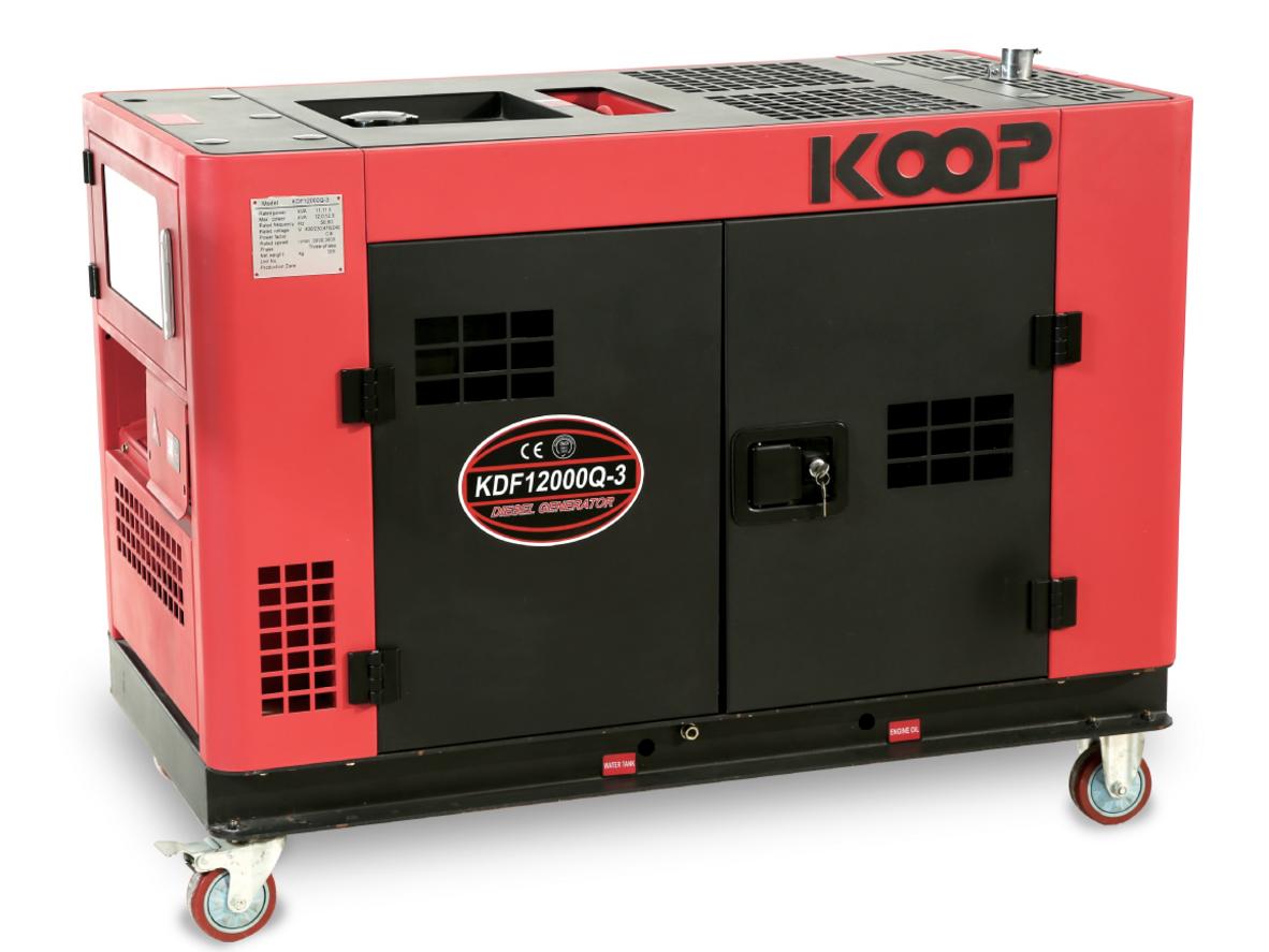 Máy phát điện Koop KDF12000Q(-3) - 3 pha