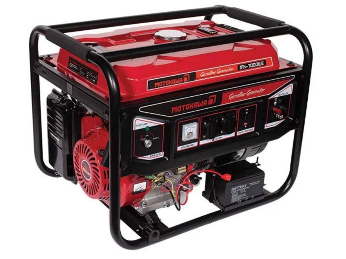 Máy phát điện Motokawa MK-7000WE (5KW đề) phù hợp cho nhu cầu điện dự phòng gia đình và cửa hàng nhỏ.