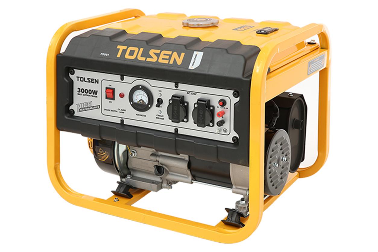 Thông số nổi bật của máy phát điện chạy xăng Tolsen 79991 2.800W