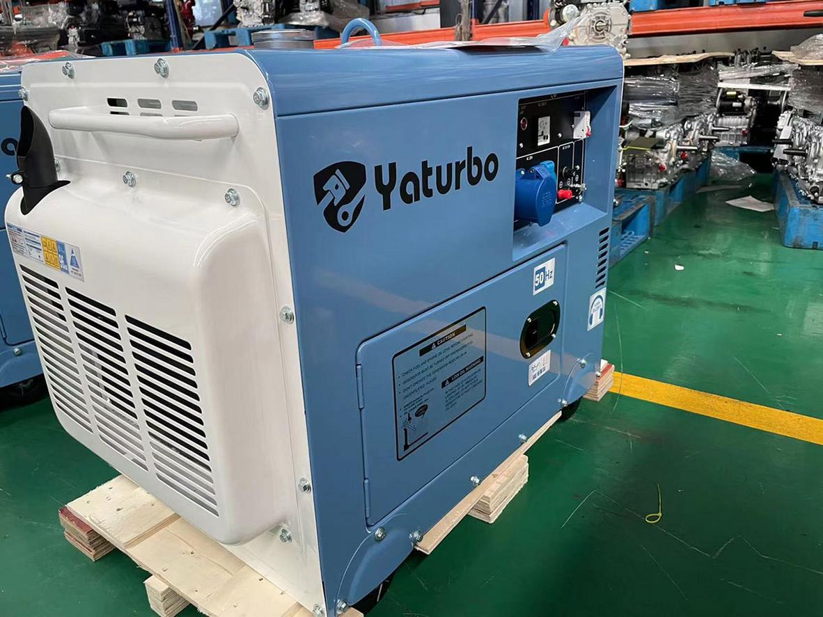 Vỏ cách âm giúp Yaturbo YTB6000SD vận hành êm hơn, phù hợp khu dân cư và cửa hàng nhỏ.