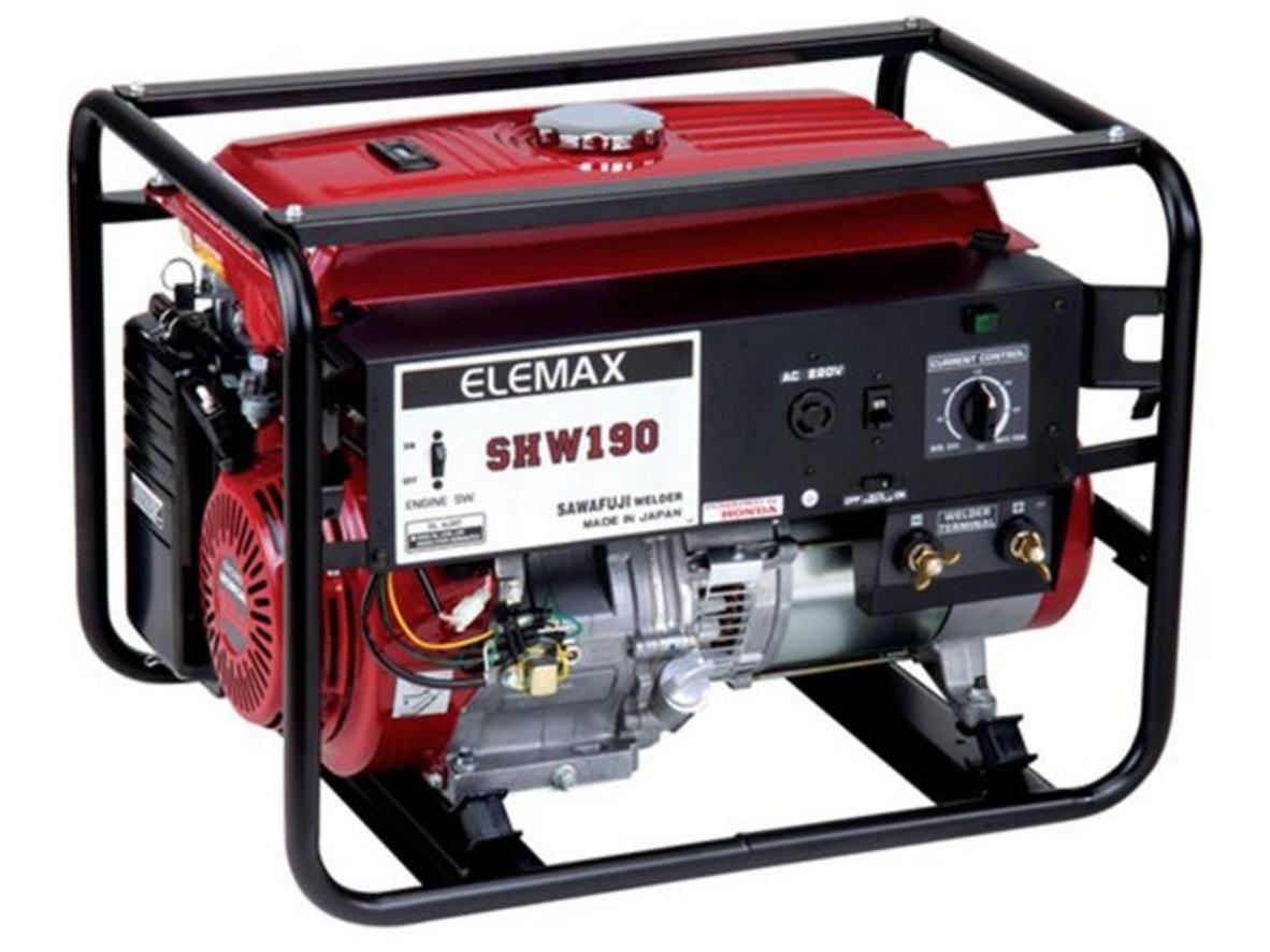 Máy phát hàn Elemax SHW190 cho công trình ngoài hiện trường