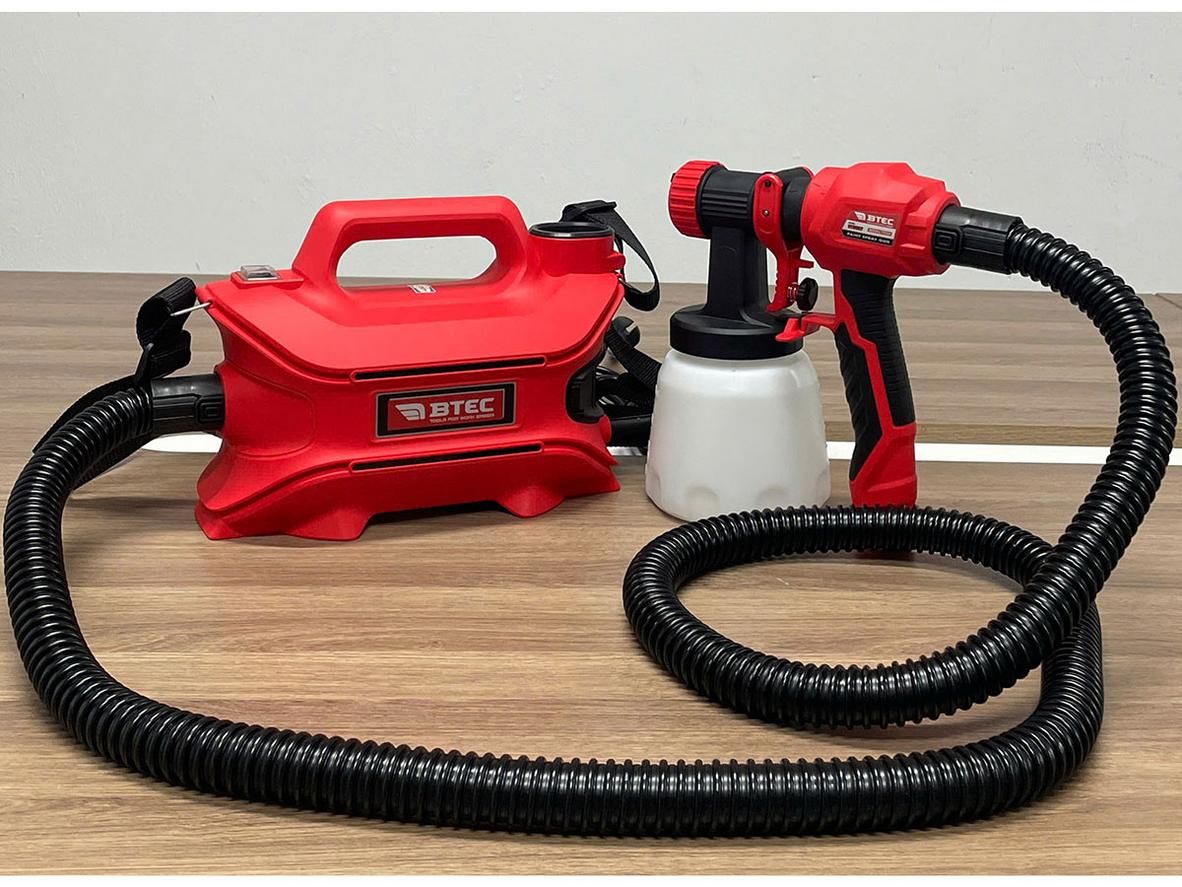 Bộ 4 béc giúp chọn đúng theo độ nhớt sơn và bề mặt.