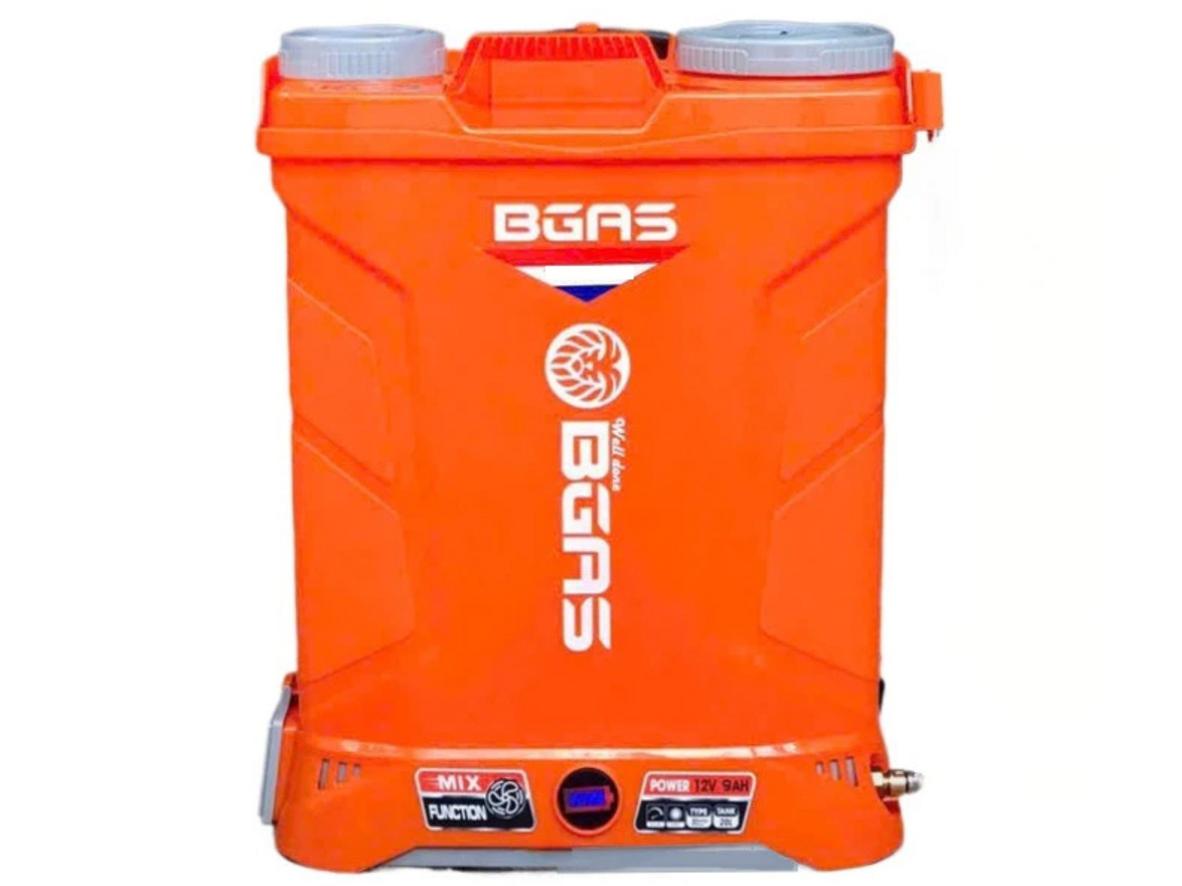 Máy phun thuốc Bgas BGA20A9GC 20 lít có đảo thuốc, phù hợp cho nông hộ cần phun đều và ổn định.