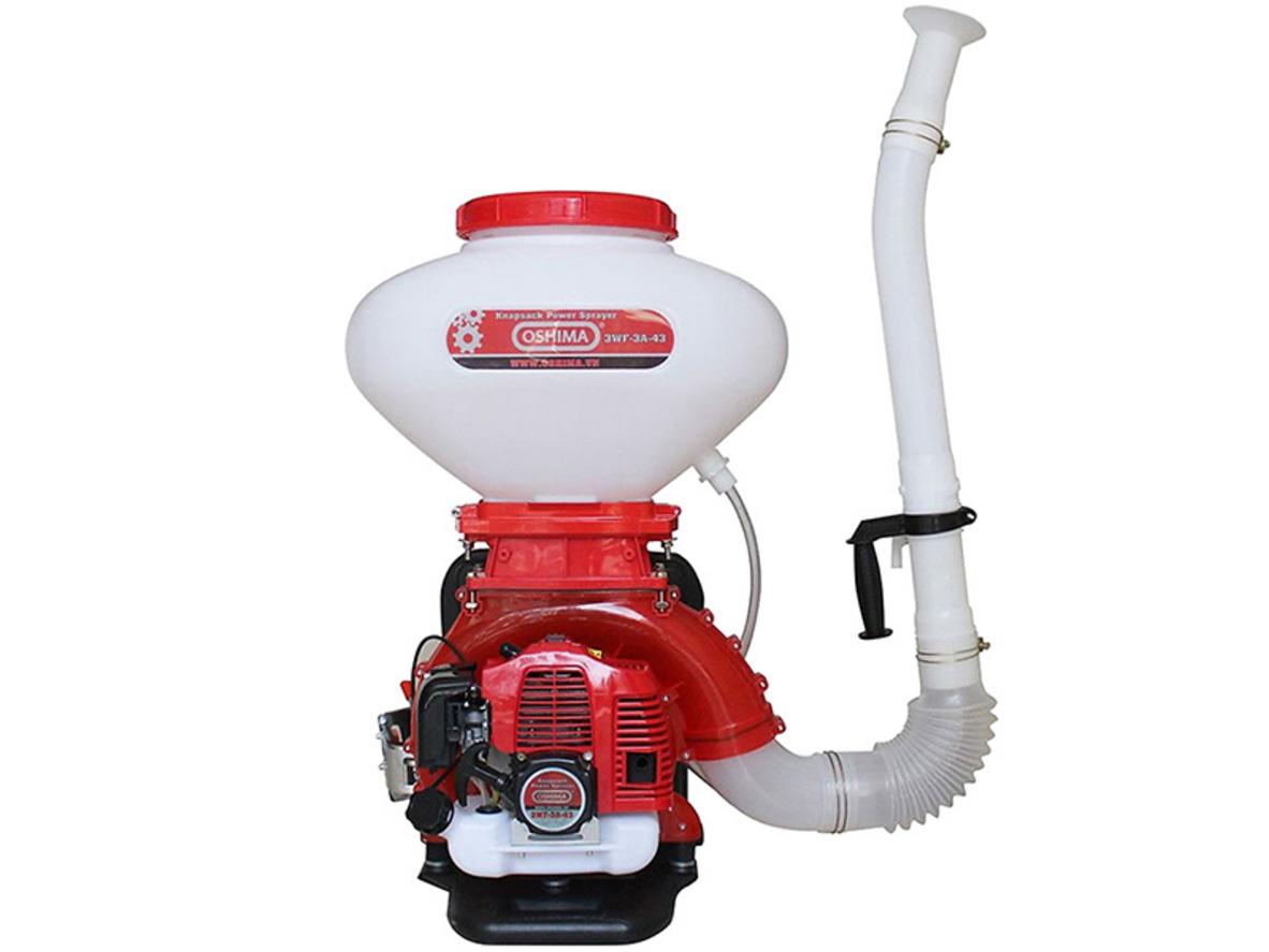Máy phun thuốc Oshima 3WF-3A-43 (OS-43) đeo vai, bình 26 lít, phù hợp vườn cây ăn trái và rau màu.