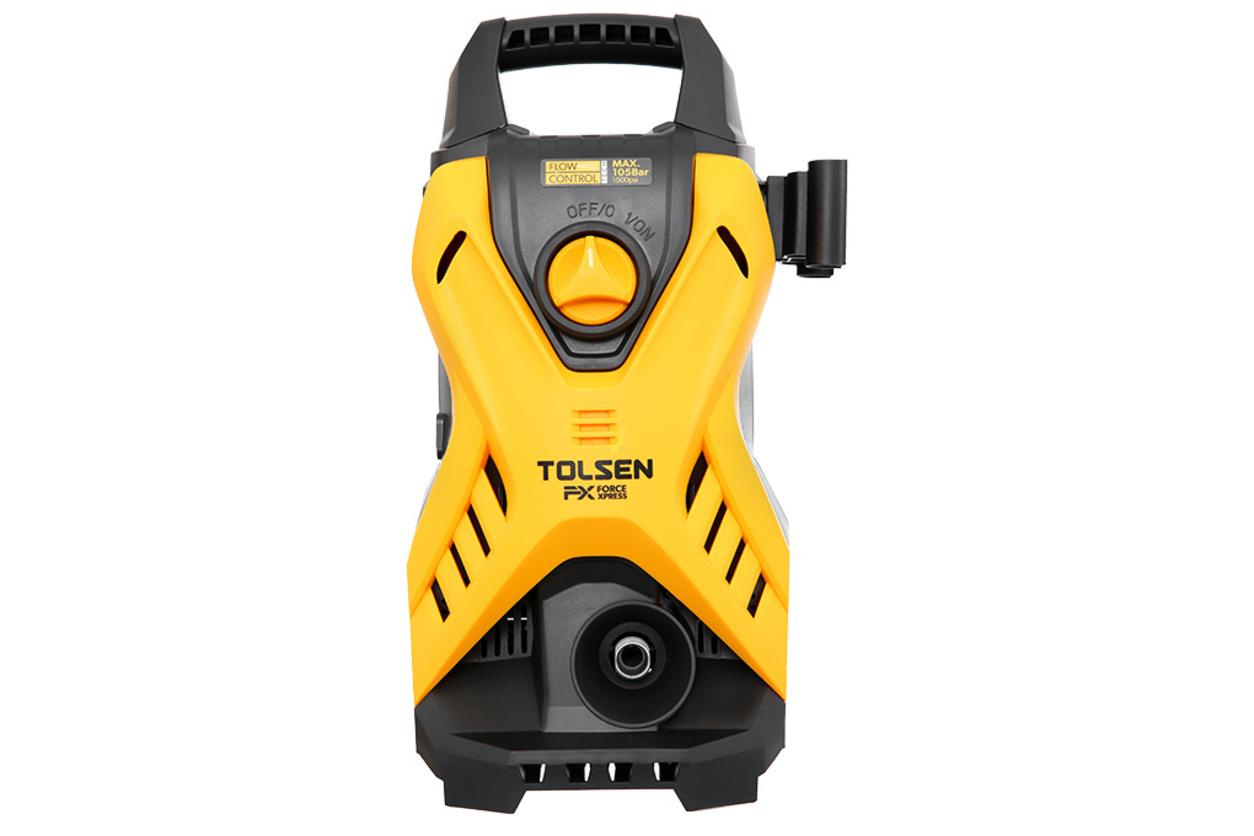 Máy phun xịt rửa áp lực cao Tolsen 79588 nhỏ gọn, dễ dùng cho nhu cầu gia đình.