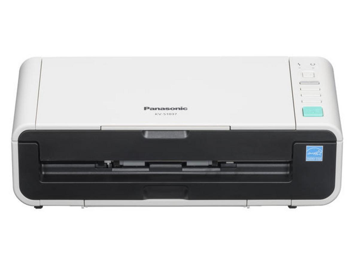 Panasonic KV-S1037 nhỏ gọn, phù hợp không gian văn phòng hạn chế diện tích.