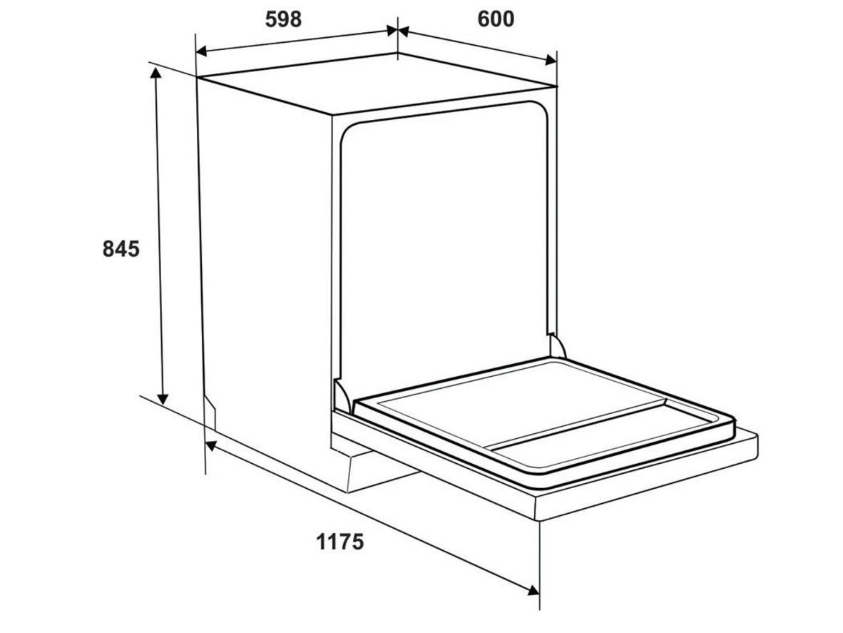 Dung tích 14 bộ phù hợp cho gia đình 4-6 người và bữa ăn nhiều chén đĩa.