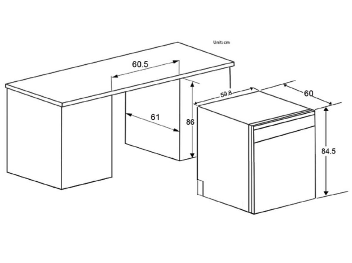 Dung tích 15 bộ giúp máy phục vụ tốt gia đình 4-6 người.