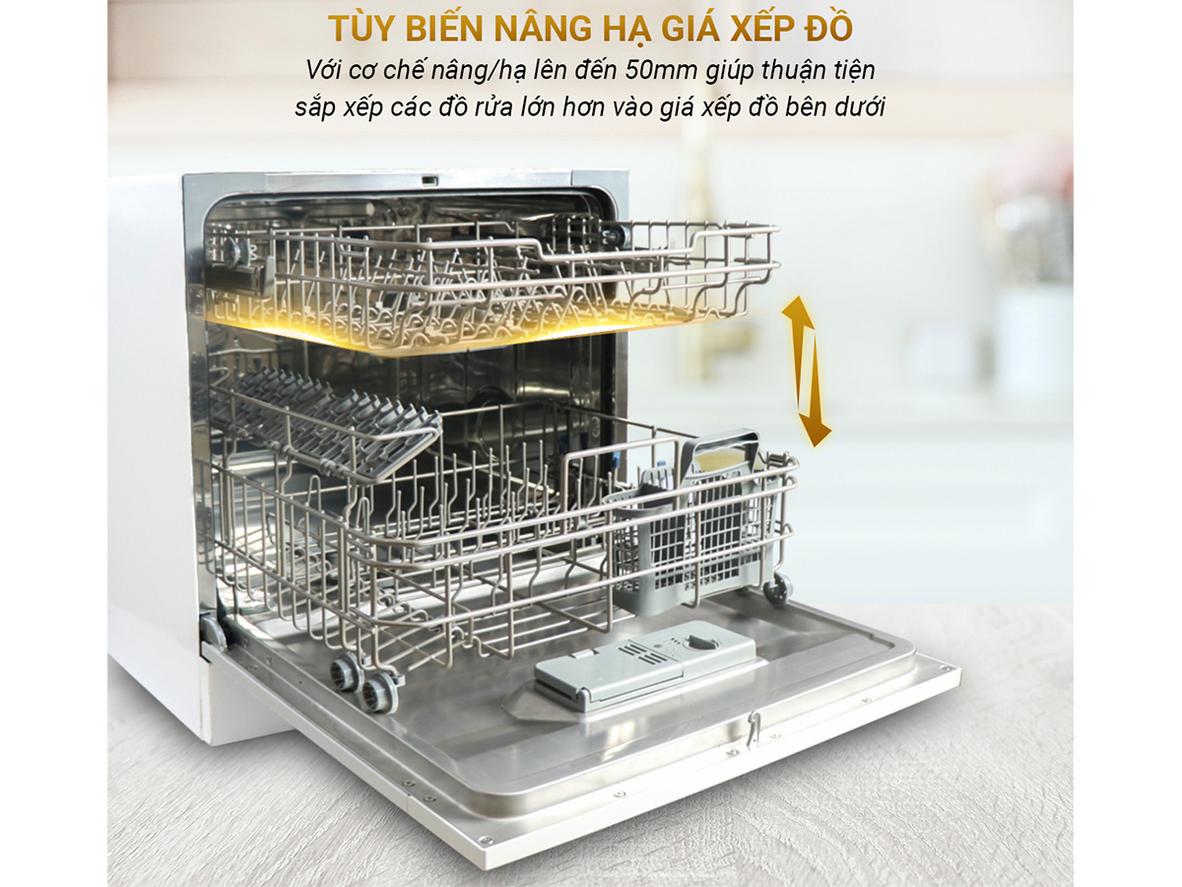2 hệ thống tay phun áp lực cao hỗ trợ làm sạch ổn định