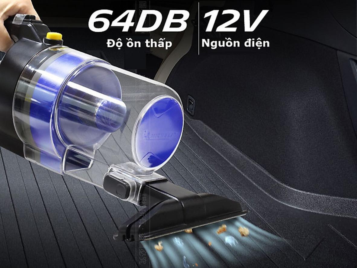 Michelin ML204 dùng nguồn 12V và công suất 150W cho nhu cầu dọn nội thất nhanh