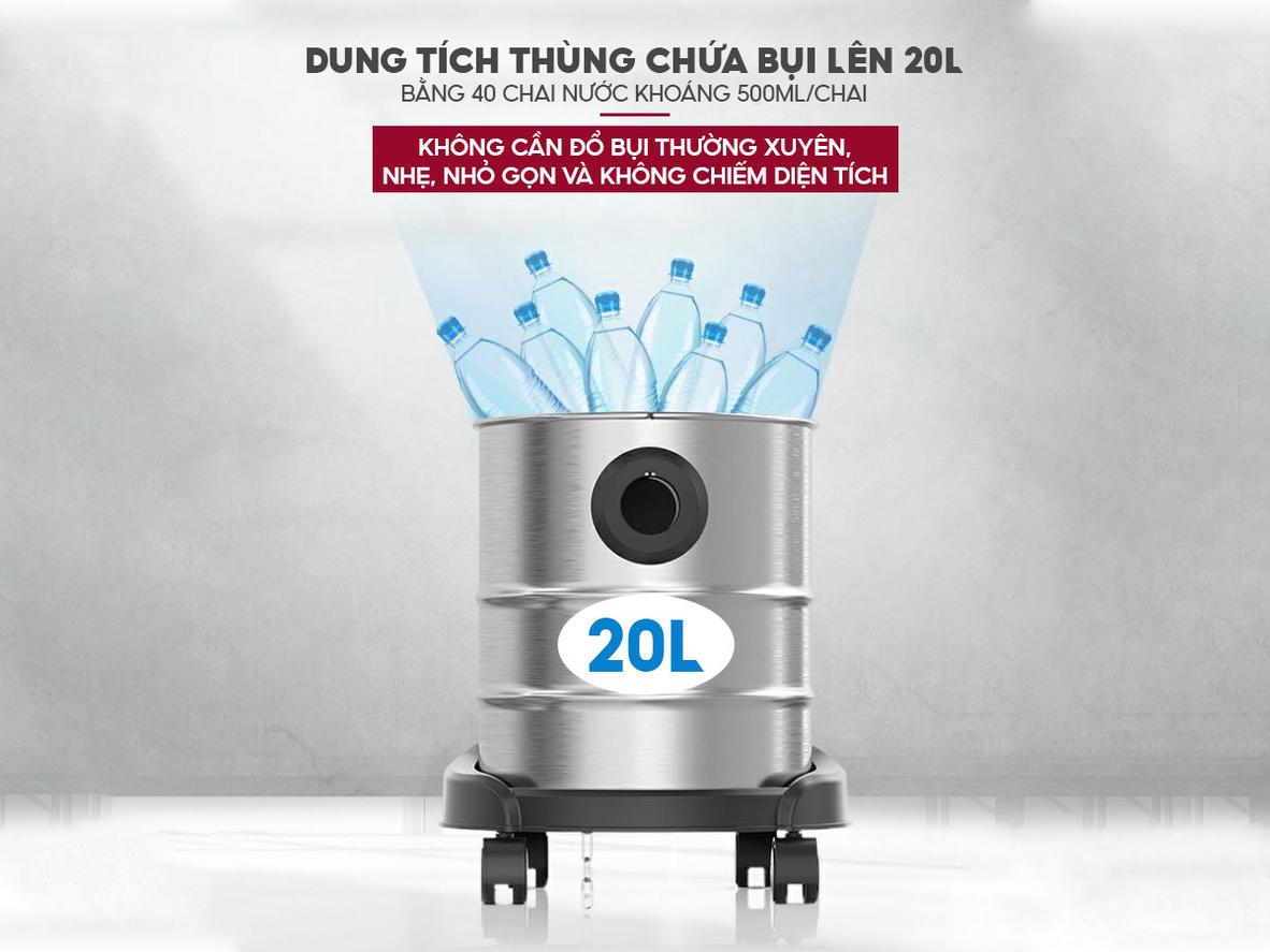 Motor công nghệ Italy giúp Fujihome VC20 vận hành ổn định hơn trong môi trường dịch vụ.