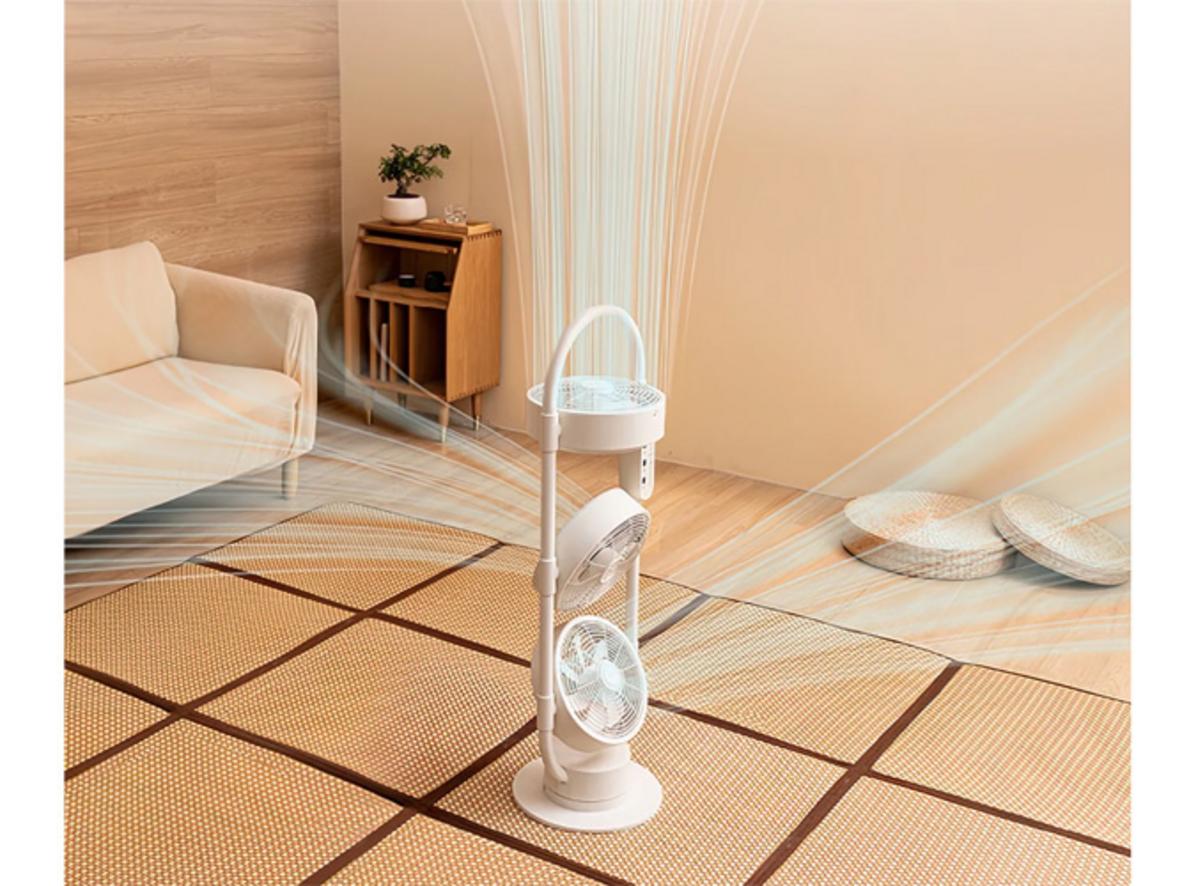 Ngăn chứa tinh dầu giúp không gian thơm dịu và dễ chịu hơn khi dùng quạt.