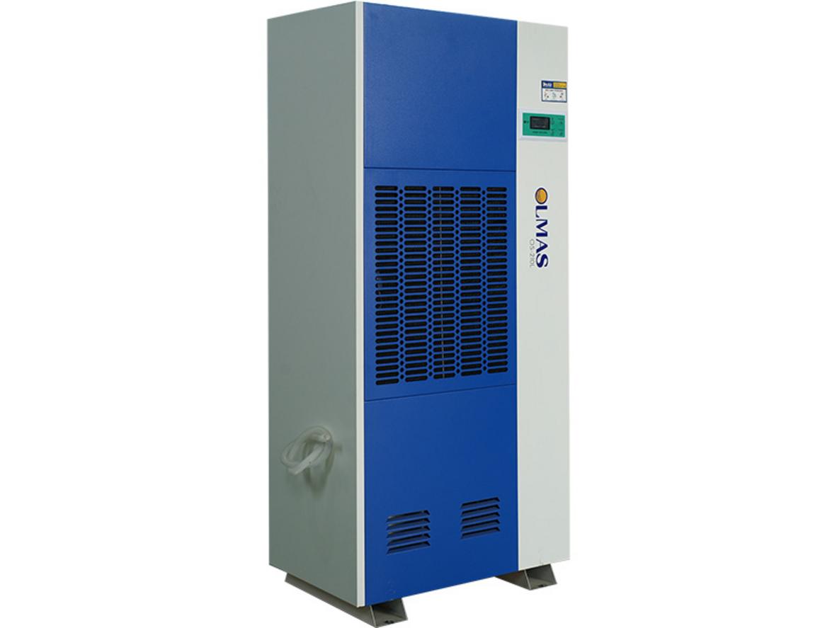 Lưu lượng gió 2.500 m3/h giúp Olmas OS-210L xử lý ẩm nhanh