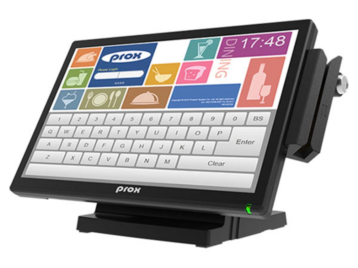 Màn hình 15.6 inch TFT LCD của Protech PA-J560 giúp hiển thị rõ hóa đơn và menu tại quầy.