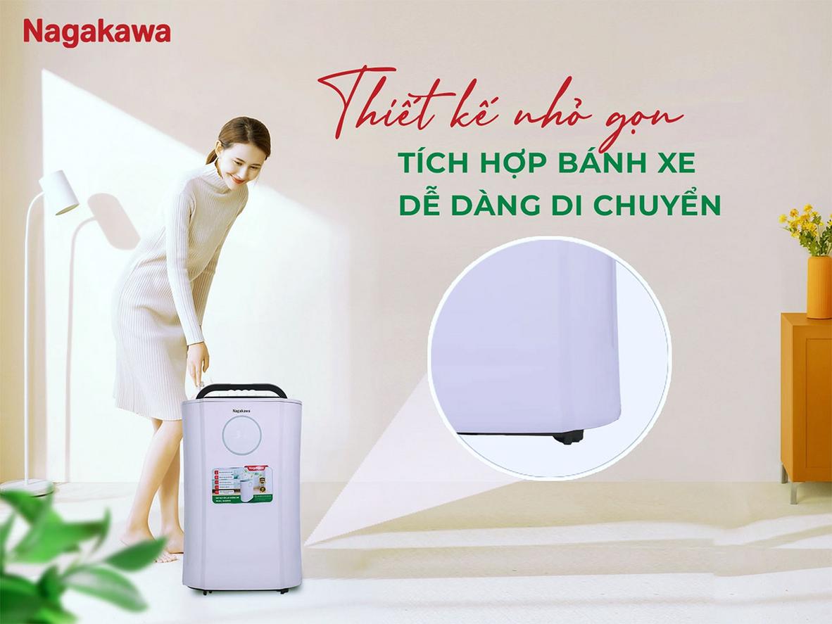 Nagakawa NAD8559 phù hợp cho phòng ngủ và căn hộ nhỏ khoảng 30m2.