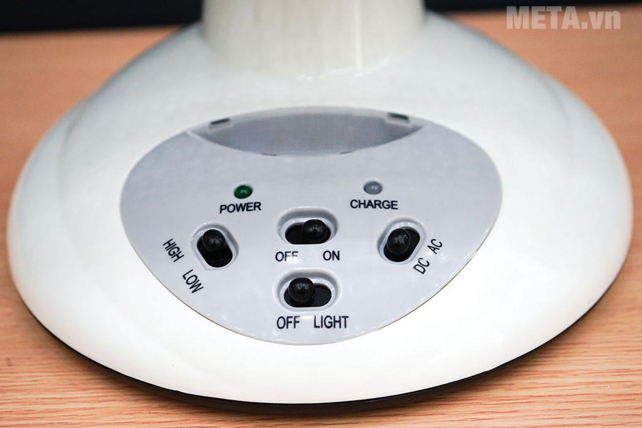 Ắc quy khô 6V - 7.0Ah quyết định thời gian dùng của quạt tích điện Sunhouse SH722.
