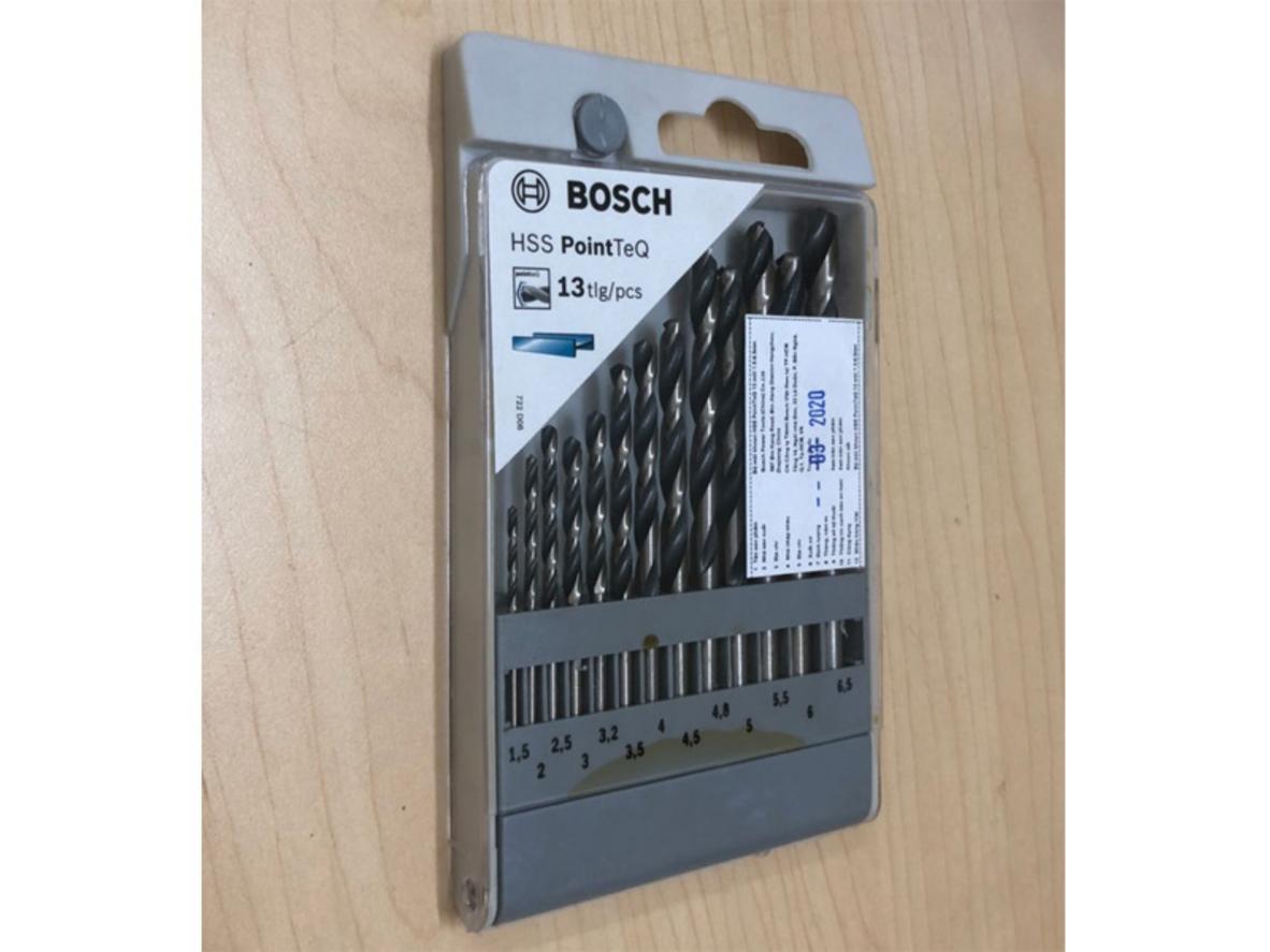 PointTeQ giúp Bosch 2608577349 bắt mũi nhanh và giảm trượt khi khoan kim loại.